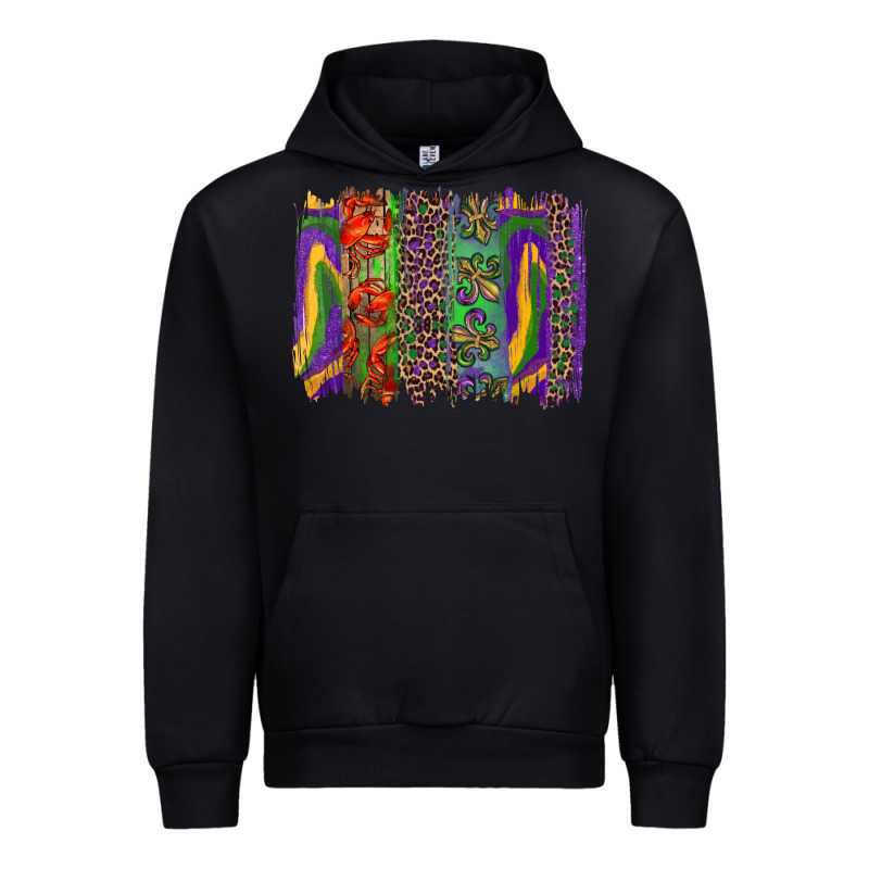 Mardi Gras Brushstroke Urban Hoodie by RanaPortraitStore | Teevron