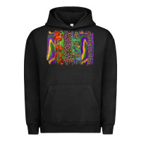Pigment Black mardi gras brushstroke Urban Hoodie - RanaPortraitStore
