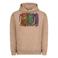 Pigment Burro mardi gras brushstroke Urban Hoodie - RanaPortraitStore