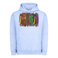 Pigment Grape Ice mardi gras brushstroke Urban Hoodie - RanaPortraitStore