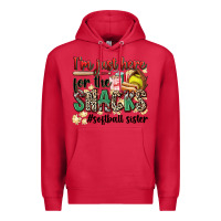 Cardinal i'm just here for the snacks #softball sister Premium Hoodie - Zillion Design Studio