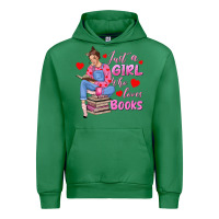 Emerald just a girl who loves books Urban Hoodie - texasbilliewilder
