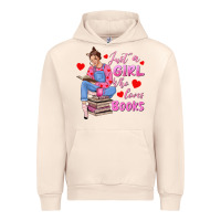 Sandshell just a girl who loves books Urban Hoodie - texasbilliewilder