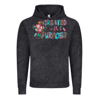 Vintage Black created with a purpose Vintage Hoodie - AdoDesignShop