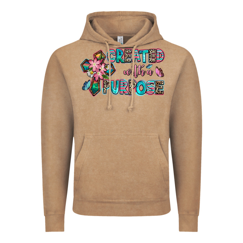 Created With A Purpose Vintage Hoodie by AdoDesignShop | Teevron