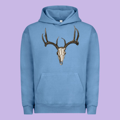 Deer Skull Urban Hoodie Designed By Ranaportraitstore