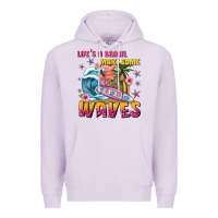 Lilac lifes a beach make some waves Premium Hoodie - texasbilliewilder
