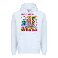 White lifes a beach make some waves Premium Hoodie - texasbilliewilder