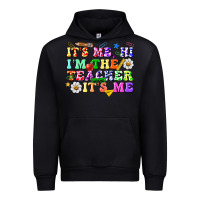 Black its me hi im the teacher its me Urban Hoodie - texasbilliewilder
