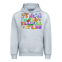 Heather Grey its me hi im the teacher its me Urban Hoodie - texasbilliewilder