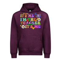 Mauve Wine its me hi im the teacher its me Urban Hoodie - texasbilliewilder
