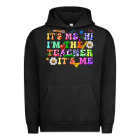 Pigment Black its me hi im the teacher its me Urban Hoodie - texasbilliewilder