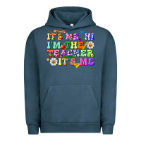 Pigment Midnight Navy its me hi im the teacher its me Urban Hoodie - texasbilliewilder