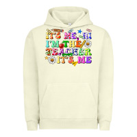 Pigment Pistachio its me hi im the teacher its me Urban Hoodie - texasbilliewilder