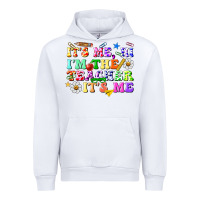 White its me hi im the teacher its me Urban Hoodie - texasbilliewilder