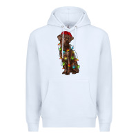 White Christmas labrador retriever Premium Hoodie - RanaPortraitStore