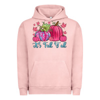 Pigment Salmon it s fall y all Urban Hoodie - Zillion Design Studio
