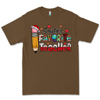 Cacao Santa Favorite Teacher Premium Tee - CowhideDigitalArt