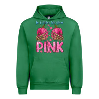 Emerald in october we wear pink Urban Hoodie - Zillion Design Studio