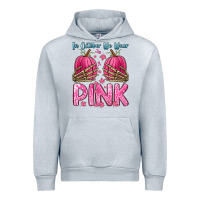 Heather Grey in october we wear pink Urban Hoodie - Zillion Design Studio