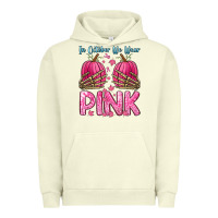 Pigment Pistachio in october we wear pink Urban Hoodie - Zillion Design Studio