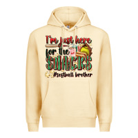 Pina Colada i'm just here for the snacks #softball brother Premium Hoodie - Zillion Design Studio
