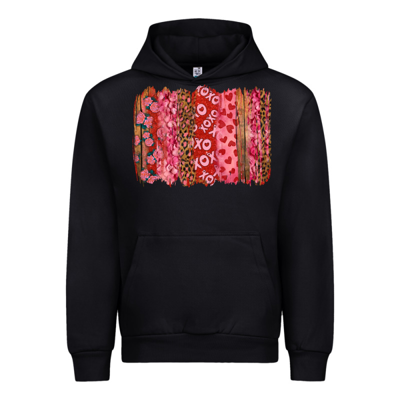 Valentine's Day Xoxo Brushstroke Urban Hoodie by RanaPortraitStore | Teevron