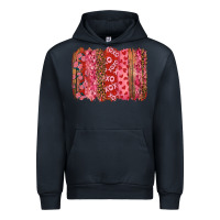 Navy valentine's day xoxo brushstroke Urban Hoodie - RanaPortraitStore