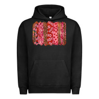 Pigment Black valentine's day xoxo brushstroke Urban Hoodie - RanaPortraitStore