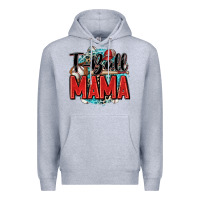 Heather Grey t ball mama Premium Hoodie - Zillion Design Studio