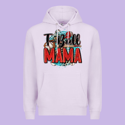 T Ball Mama Premium Hoodie Designed By Zillion Design Studio