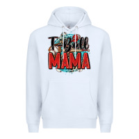 White t ball mama Premium Hoodie - Zillion Design Studio