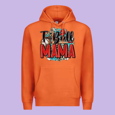 T Ball Mama Premium Hoodie Designed By Zillion Design Studio