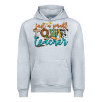 Heather Grey just a small town teacher Urban Hoodie - texasbilliewilder