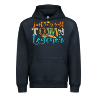 Navy just a small town teacher Urban Hoodie - texasbilliewilder