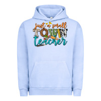Pigment Grape Ice just a small town teacher Urban Hoodie - texasbilliewilder
