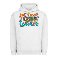 Pigment Lunar Rock just a small town teacher Urban Hoodie - texasbilliewilder