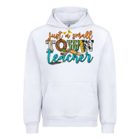 White just a small town teacher Urban Hoodie - texasbilliewilder