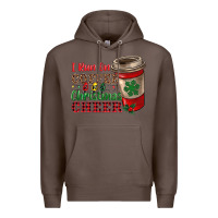 Coffee i run on coffee and christmas cheer Premium Hoodie - RanaPortraitStore