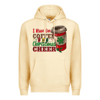 Pina Colada i run on coffee and christmas cheer Premium Hoodie - RanaPortraitStore