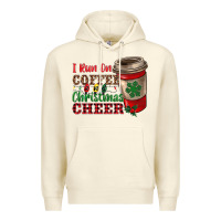 Sandshell i run on coffee and christmas cheer Premium Hoodie - RanaPortraitStore