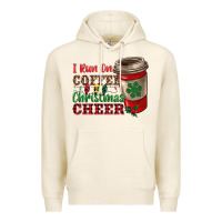 Tofu i run on coffee and christmas cheer Premium Hoodie - RanaPortraitStore