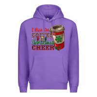 I Run On Coffee And Christmas Cheer Premium Hoodie | Teevron
