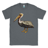 Charcoal Heather louisiana state bird pelican Classic Tee - BarkalooDesign