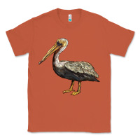 Copper louisiana state bird pelican Classic Tee - BarkalooDesign