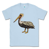 Dusty Blue louisiana state bird pelican Classic Tee - BarkalooDesign