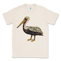 Natural louisiana state bird pelican Classic Tee - BarkalooDesign