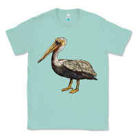 Seafoam louisiana state bird pelican Classic Tee - BarkalooDesign