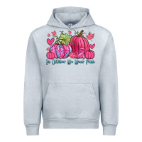 Heather Grey in october we wear pink Urban Hoodie - Zillion Design Studio