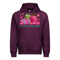 Mauve Wine in october we wear pink Urban Hoodie - Zillion Design Studio
